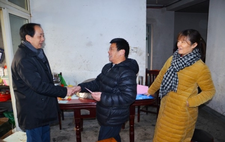群眾冷暖掛心頭！公司黨總支開展春節(jié)前走訪慰問