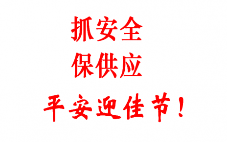 查隱患 促安全 保供應(yīng) 賀新春！