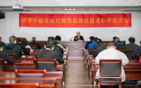 強(qiáng)化責(zé)任、提振精神，奮發(fā)進(jìn)取、邁出新步！ ---班子干部政治紀(jì)律作風(fēng)檢視暨述職評議情況